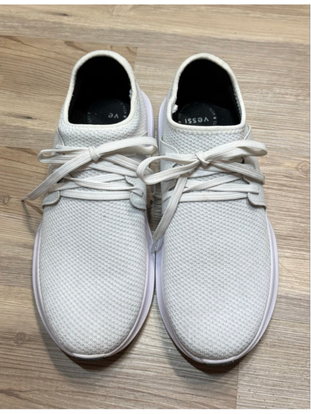 Men's Vessi everyday pearl white size 10 waterproof sneakers - Picture 2 of 16